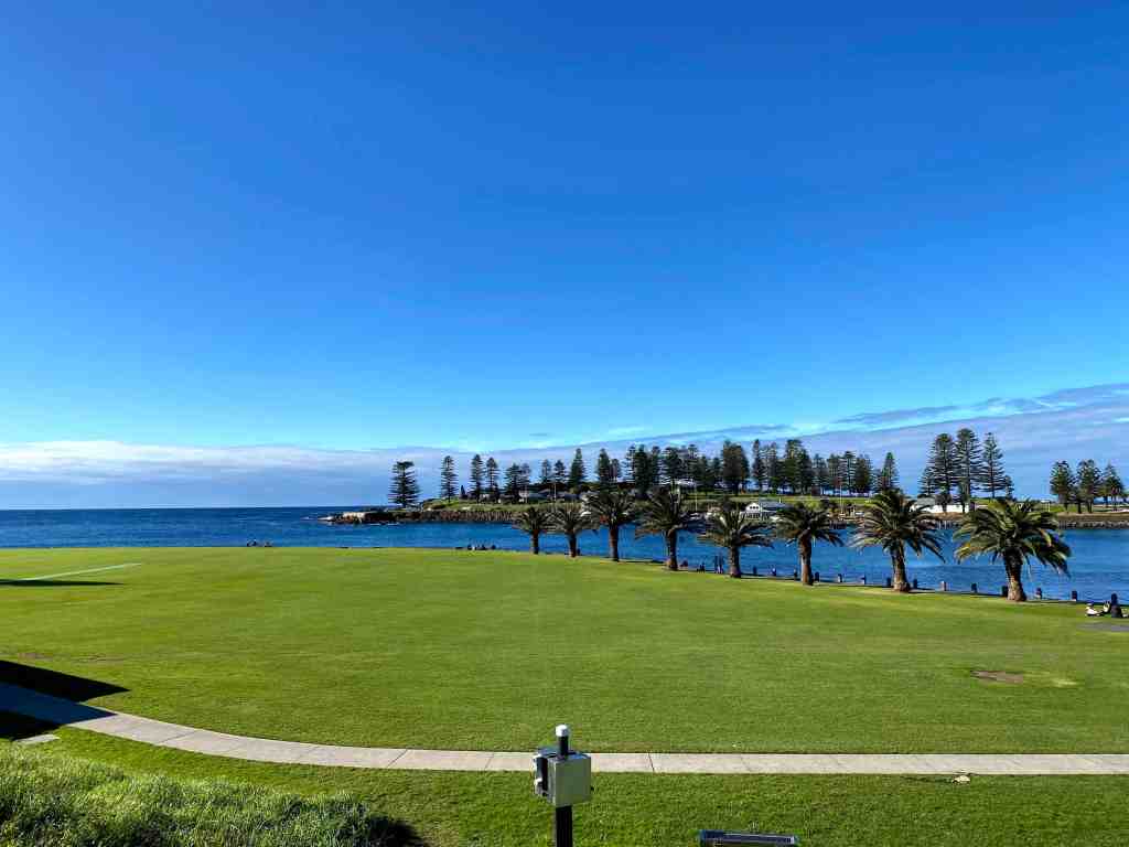 Black Beach Reserve at Kiama